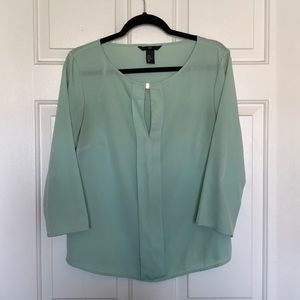 Mint Green Blouse